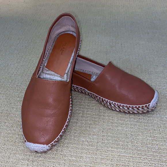 rag & bone Shoes - Rag and Bone leather NOA Espadrilles size 8. New.